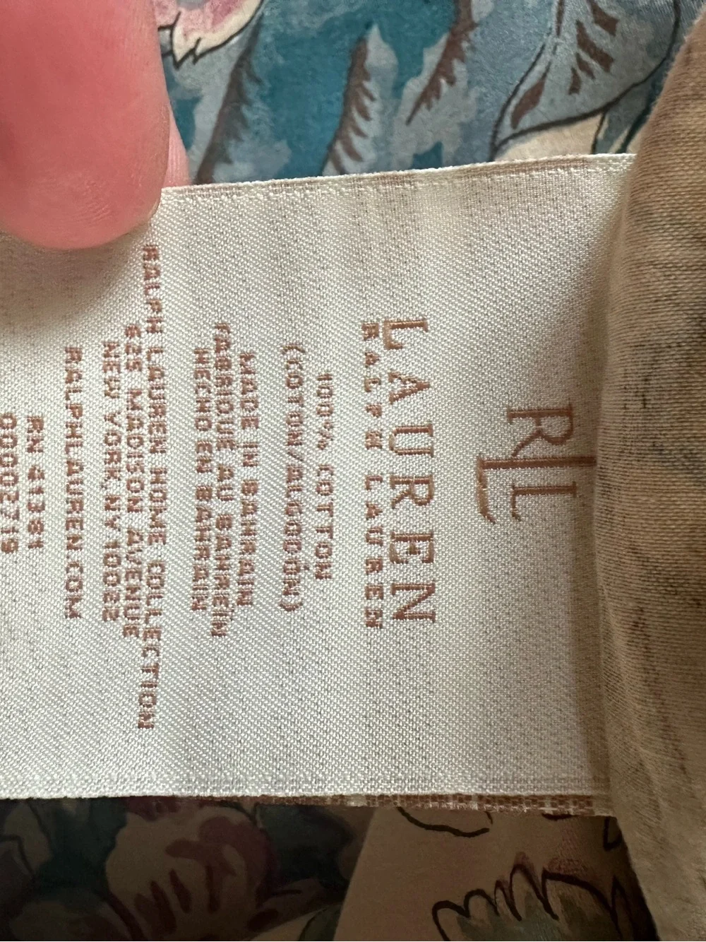RARE Vintage Ralph Lauren Tangier Floral Comforter Set Pillow Shams Bed Skirt